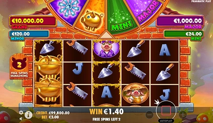 Brick House Bonanza Gameplay Screenshot 3.
