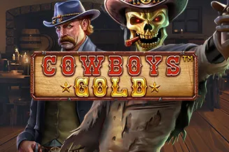 Cowboys Gold slot logo.